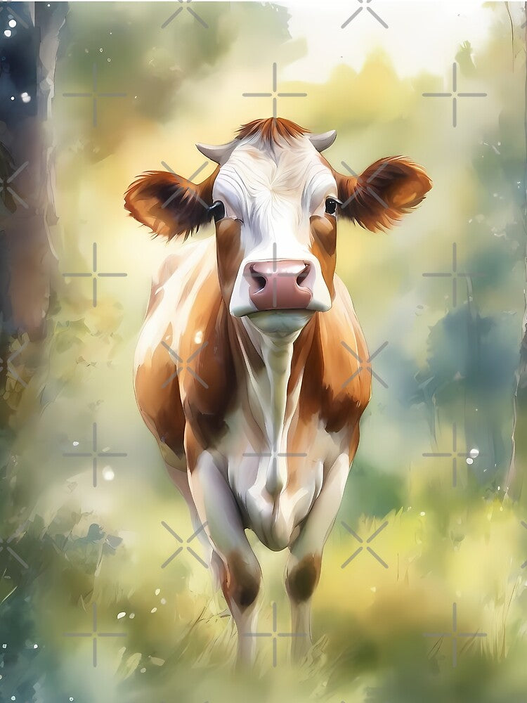 Cow in Woods by CalmnessbyChoice