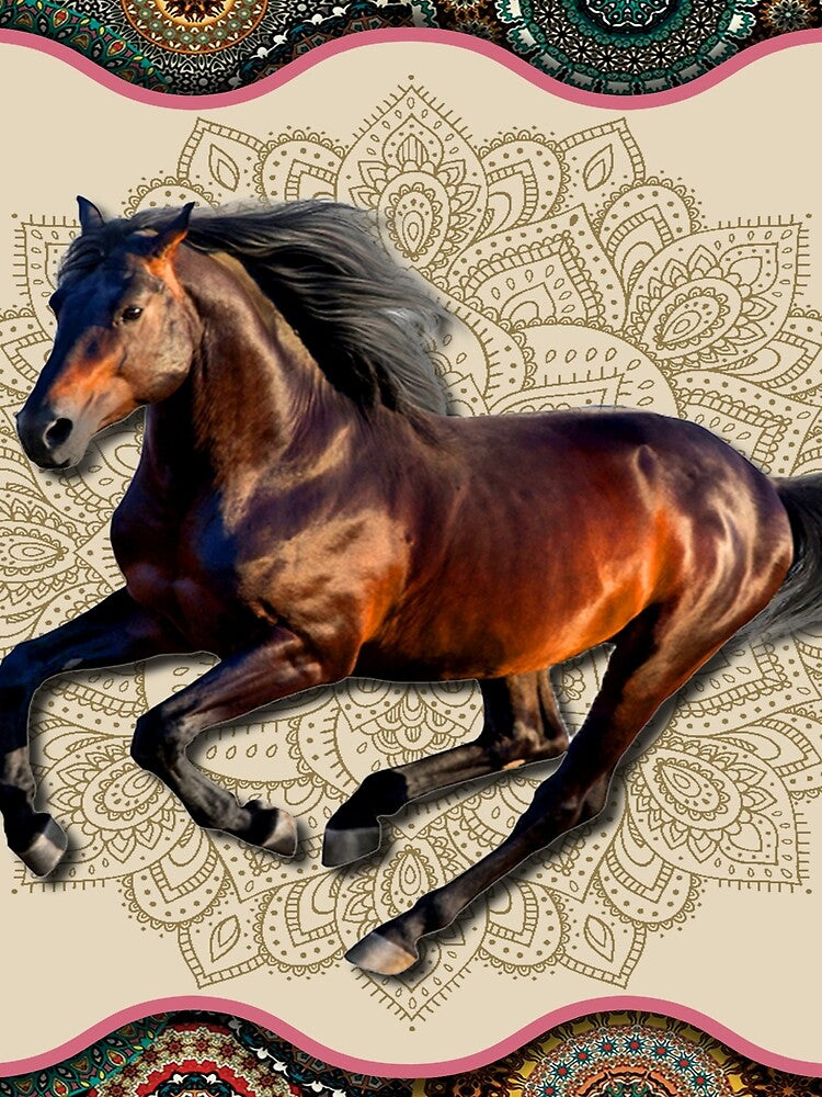 Horse Vintage Mandala by MatildaWatson