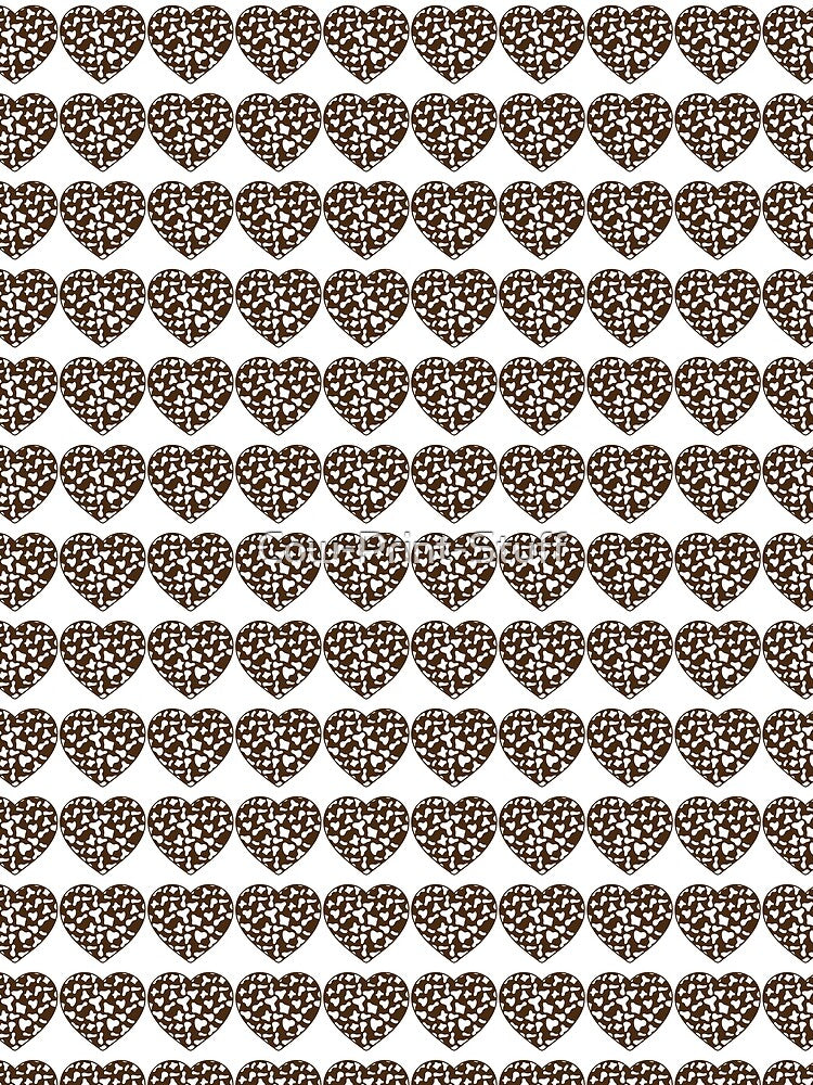 Regular Grid Small White Cow Patches on Black Cowhide | Continues Black Cow Heart by Cow-Print-Stuff