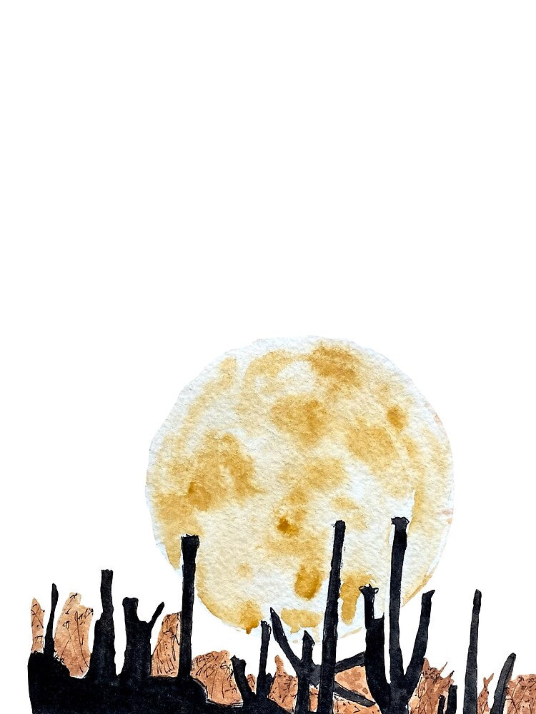 Cactus hand drawn sketch a watercolor illustration by Yana Mustafina | Boho Soulful Designs