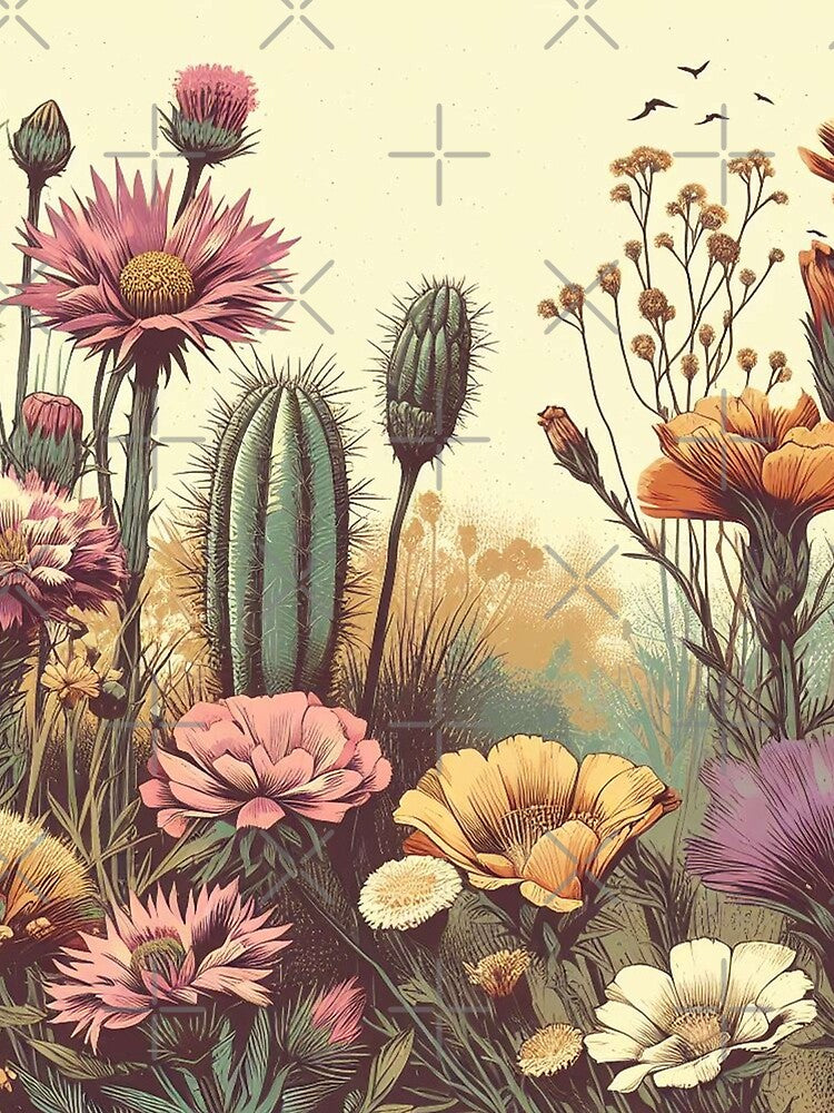 Desert Wildflowers by yunamaliskova