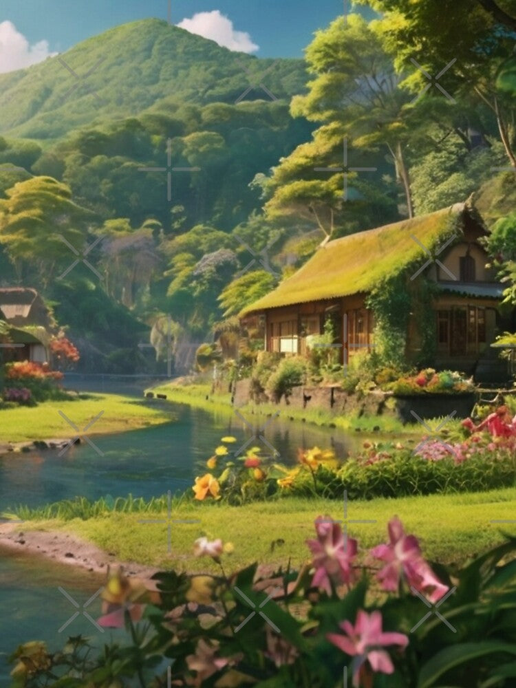 Forest Magic in the Riverside Village by BlareBlare