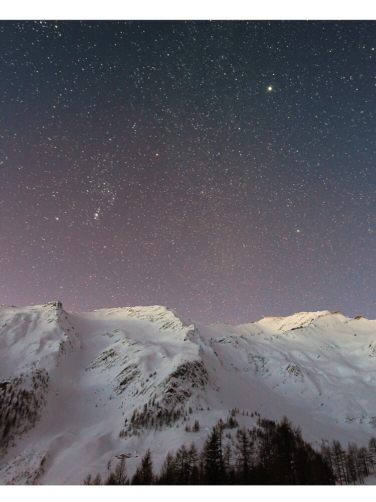 Mountain under the Stars by Shope Buzz