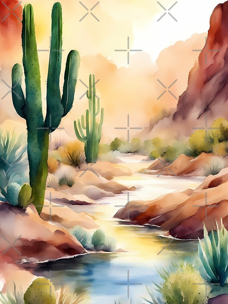 Desert Creek at Dawn by CalmnessbyChoice