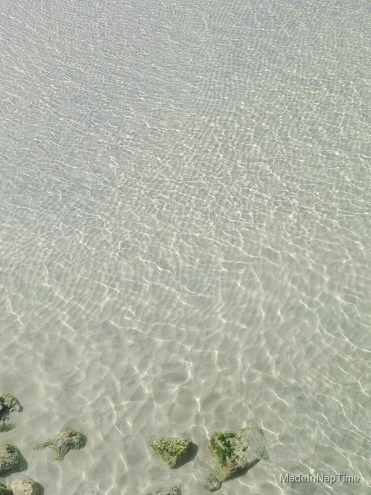 Calm Rippling Ocean Water – Minimal Beach Aesthetic Photography by MadeInNapTime
