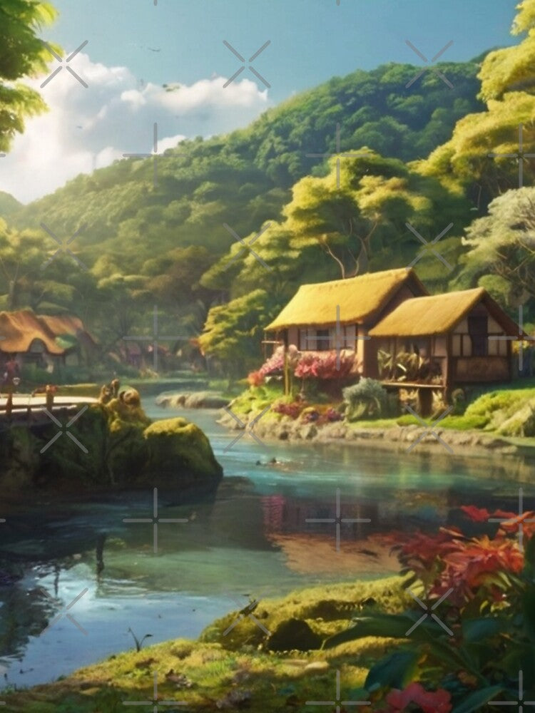Tranquil Days in the Magical Village by BlareBlare