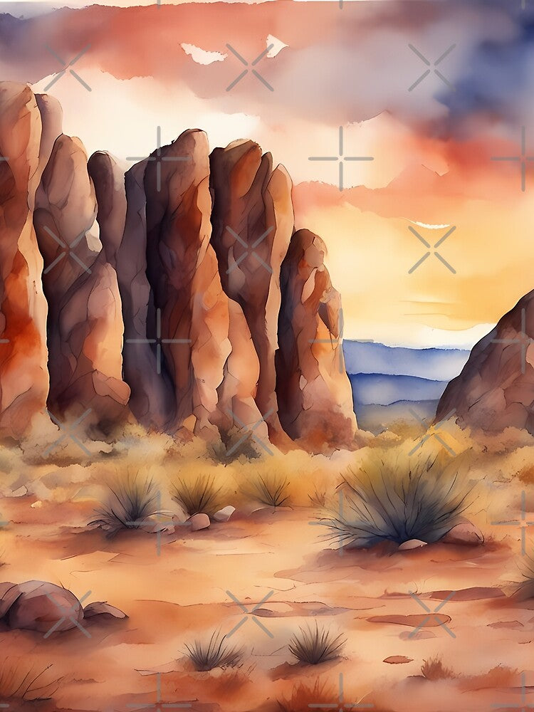 Desert Cliffs at Dawn by CalmnessbyChoice