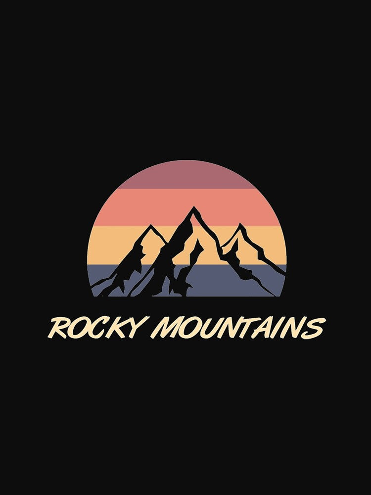 Retro Rocky Mountain Colorado 1915 Tshirt by Clavitaps