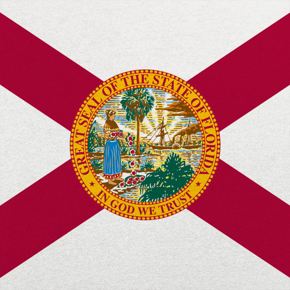 Florida Flag Full Color Men's T-Shirt