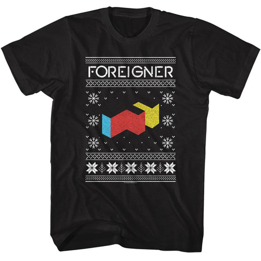 Foreigner - F Logo Xmas Sweater T-Shirt