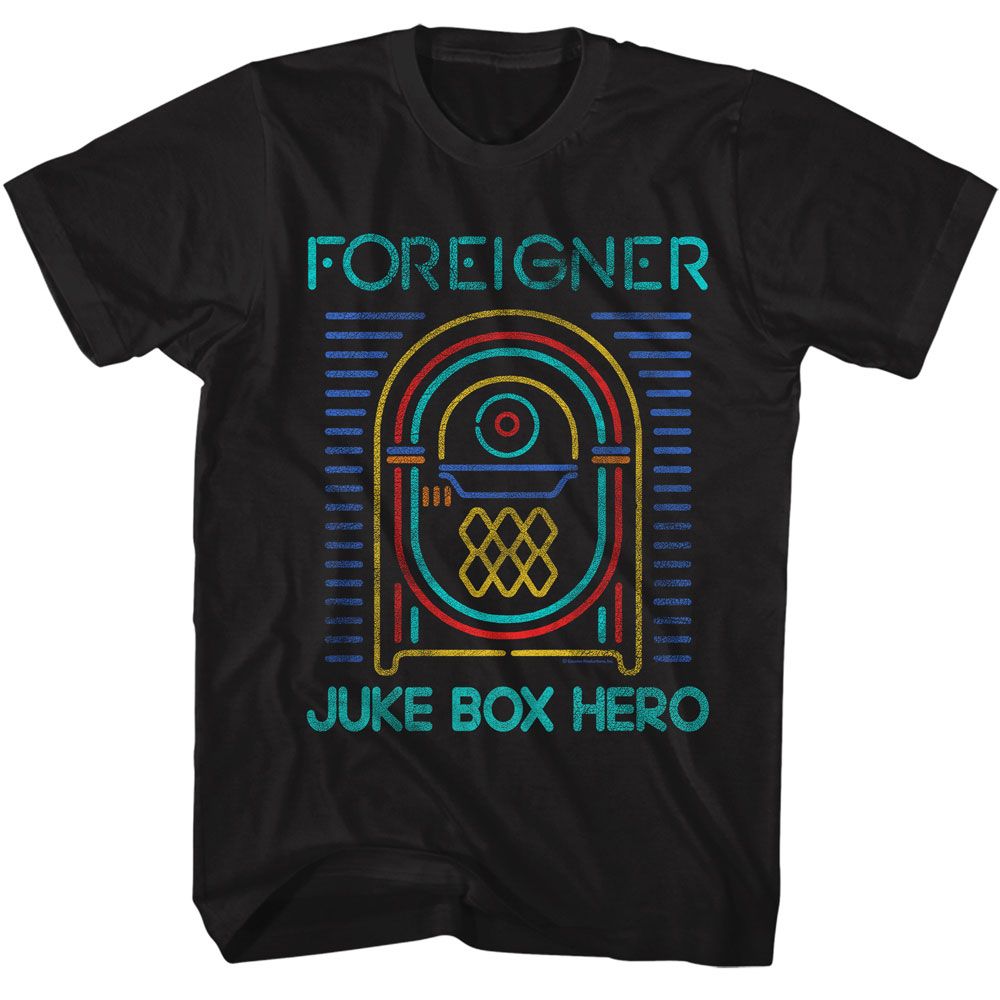 Foreigner - Juke Box Hero Boyfriend Tee