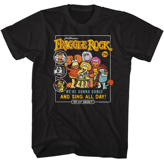 Fraggle Rock - Comic Cover Style Boyfriend Tee
