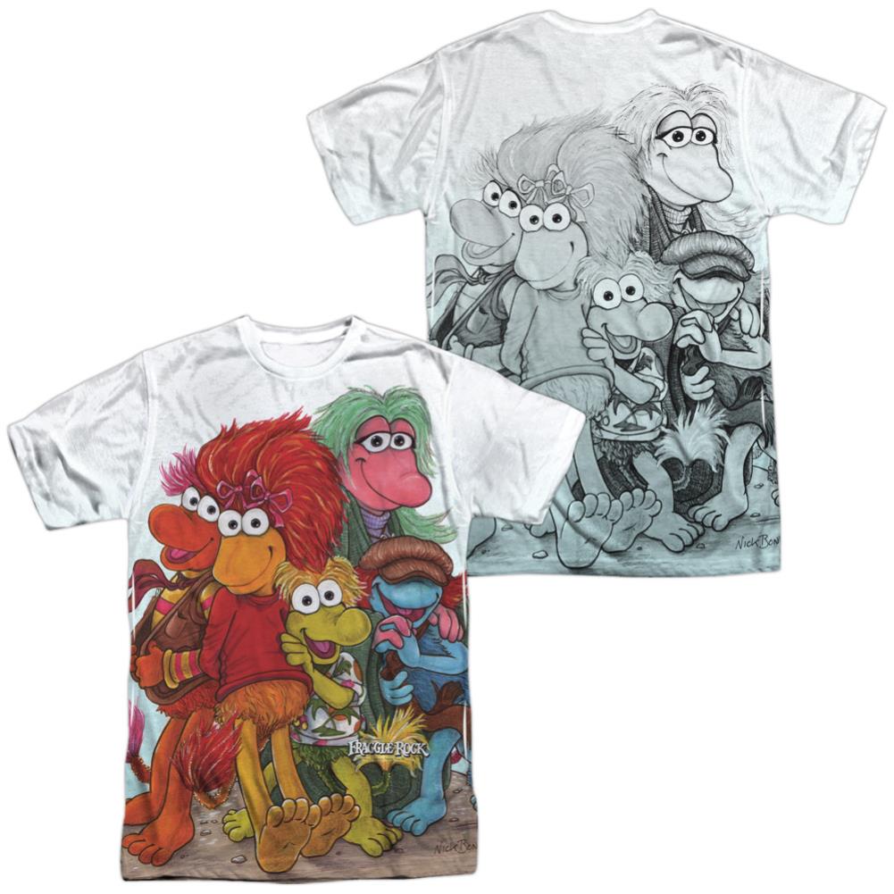 Fraggle Rock Group Shot (Front/Back Print) T-Shirt