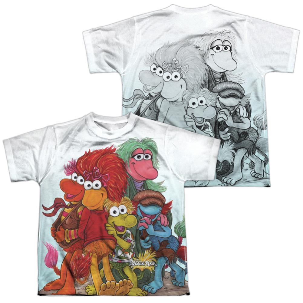 Fraggle Rock Group Shot (Front/Back Print) T-Shirt
