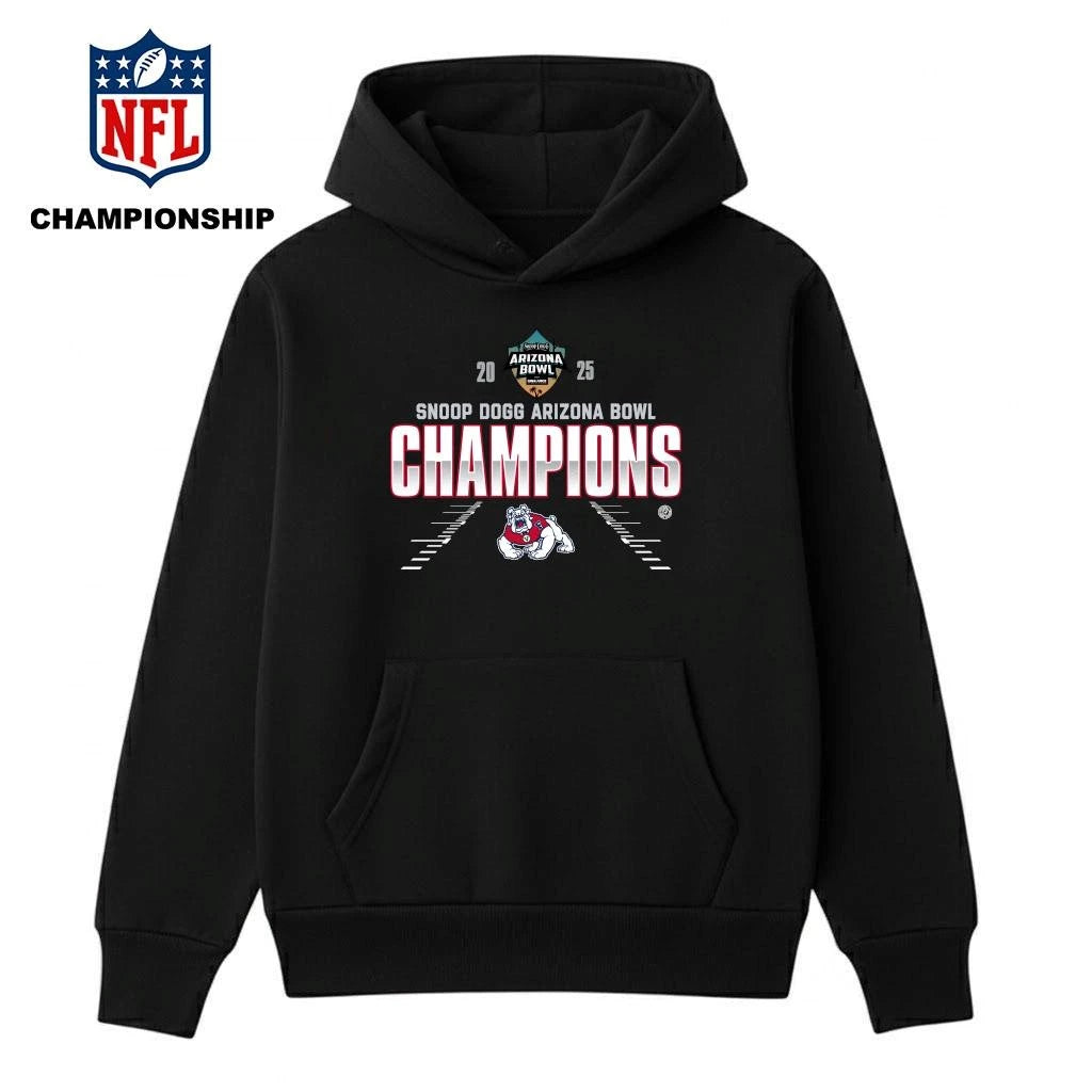 Fresno State Bulldogs 2025 Snoop Dogg Arizona Bowl Champions Shirt