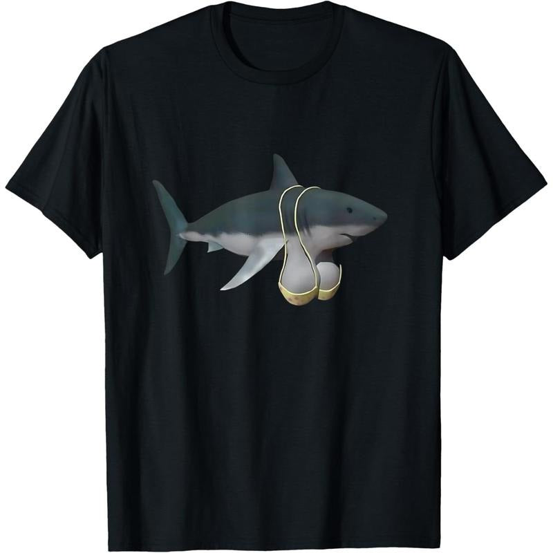 funny shark meme brainrot gen z T-Shirt Hoodie, Sweatshirt | UrbanDripWear.com