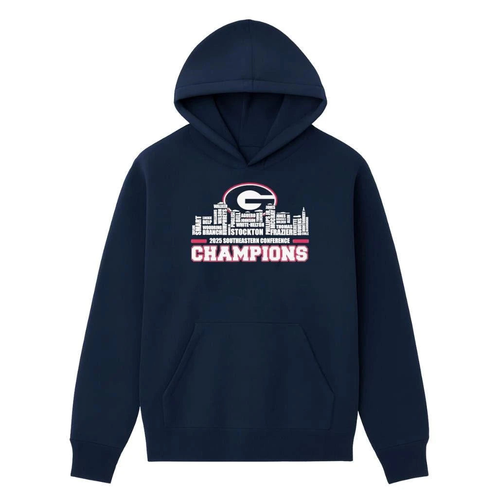 Georgia Bulldogs 2025 Southeastern Conference Champions Shirt
