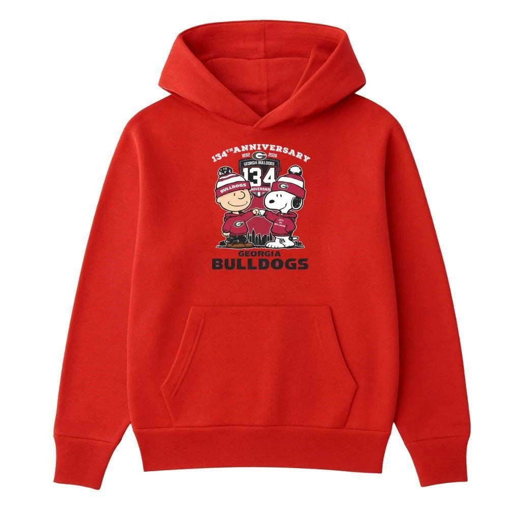 Georgia Bulldogs Peanuts 134th Anniversary 1892-2026 Celebrate Shirt