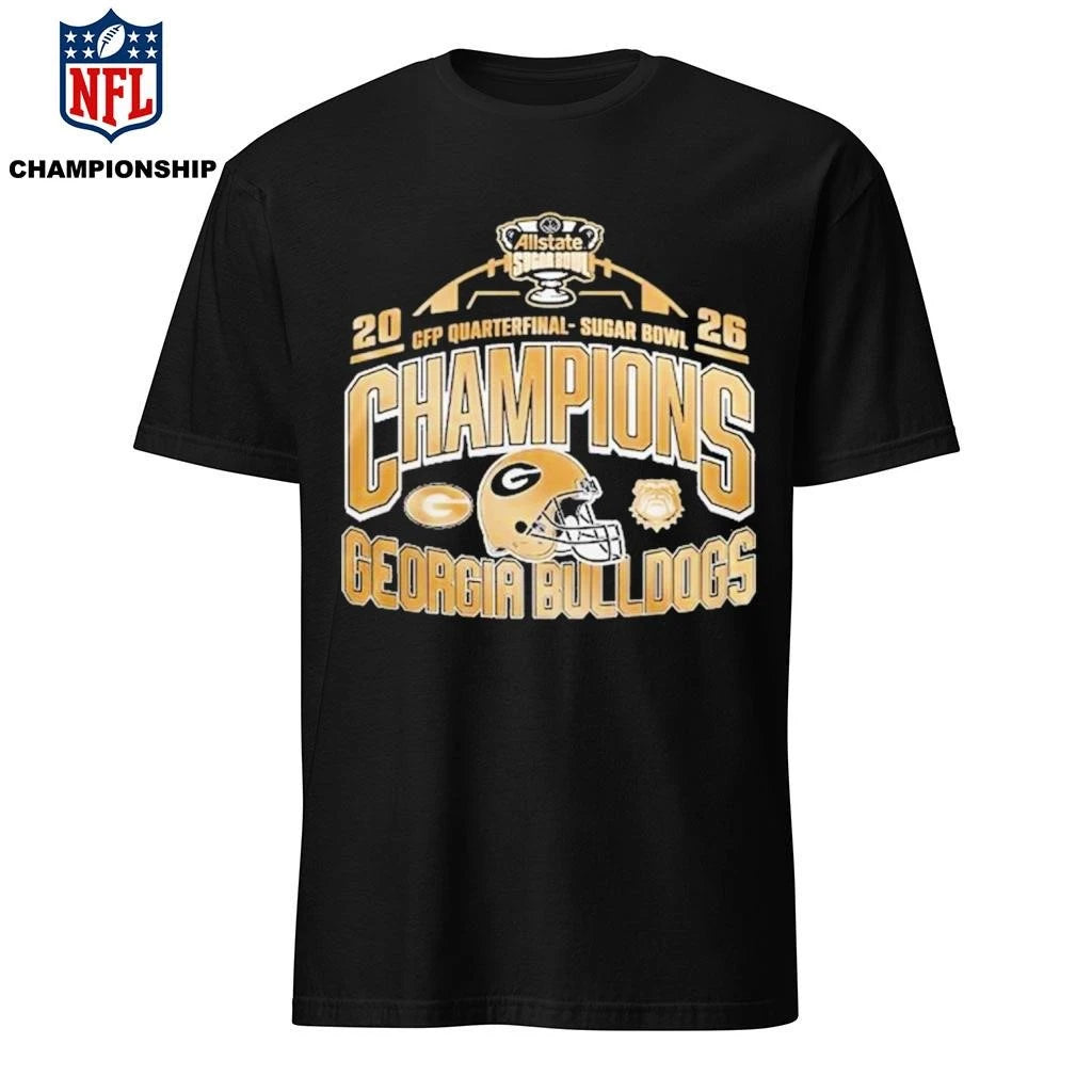 Georgia Bulldogs Sugar Bowl Champions 2026 Shirt
