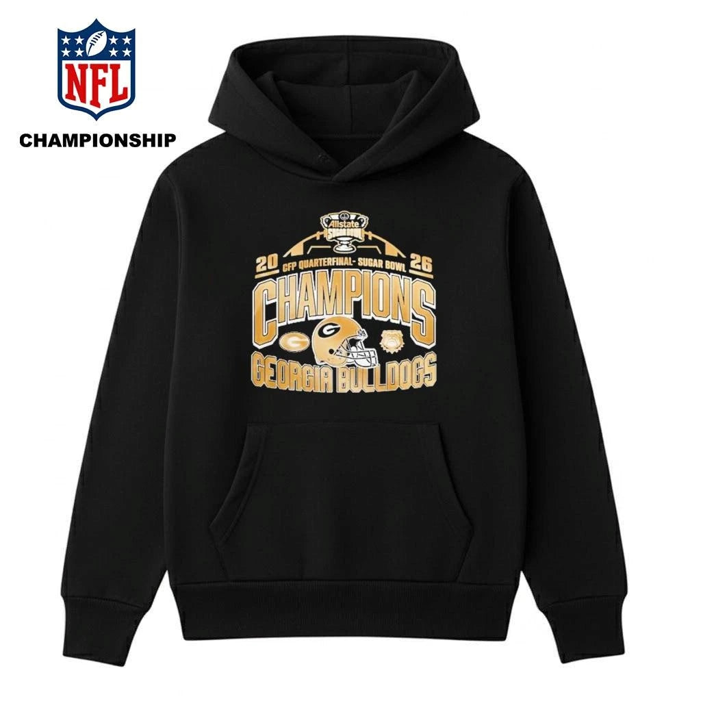 Georgia Bulldogs Sugar Bowl Champions 2026 Shirt
