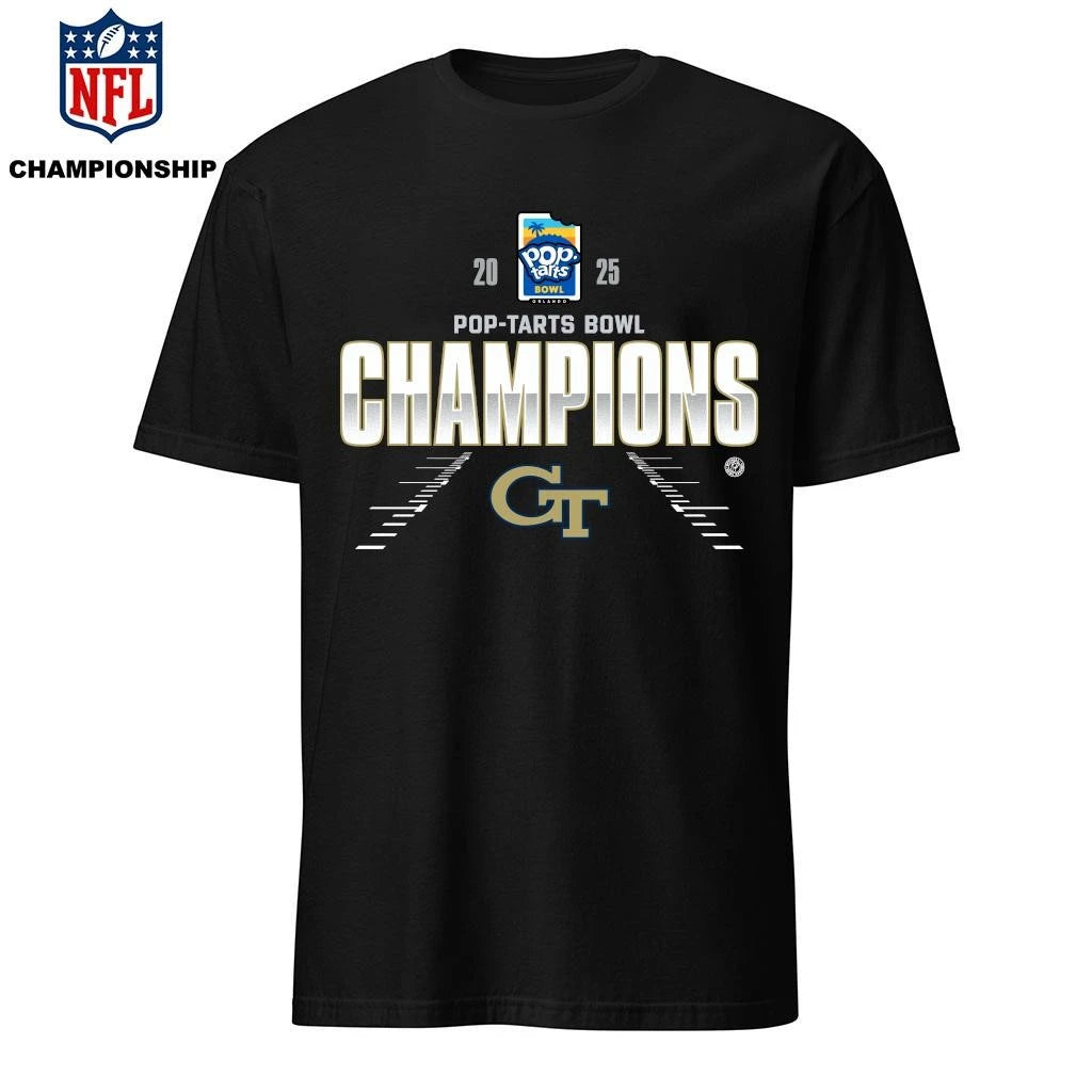 Georgia Tech Yellow Jackets 2025 Pop-Tarts Bowl Champions Shirt