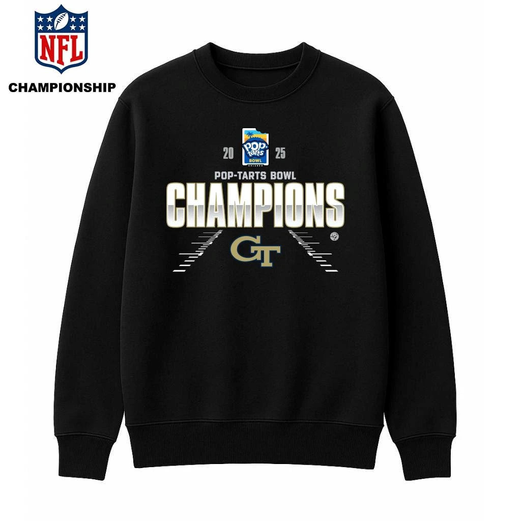 Georgia Tech Yellow Jackets 2025 Pop-Tarts Bowl Champions Shirt