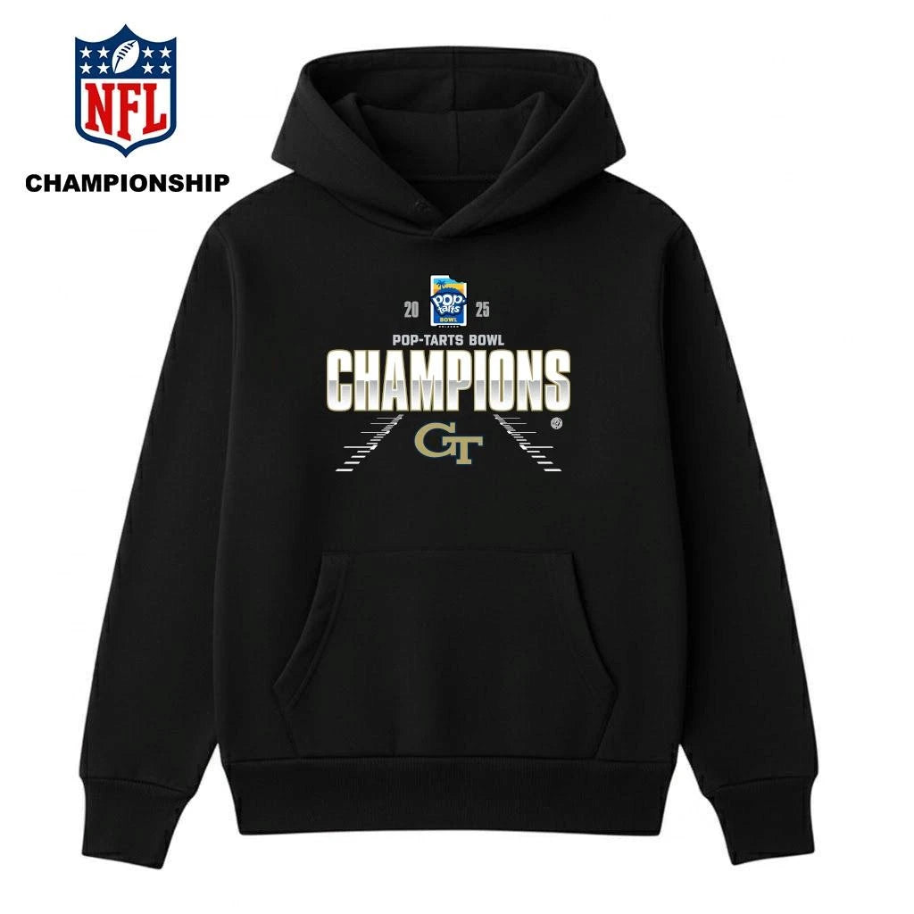 Georgia Tech Yellow Jackets 2025 Pop-Tarts Bowl Champions Shirt
