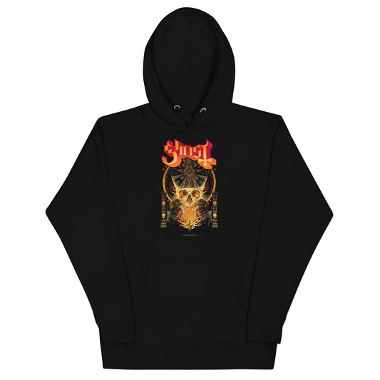 Ghost - Flaming Logo Hoodie Style001