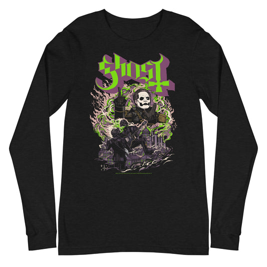 Ghost - Graveyard Long Sleeve T-Shirt Style001