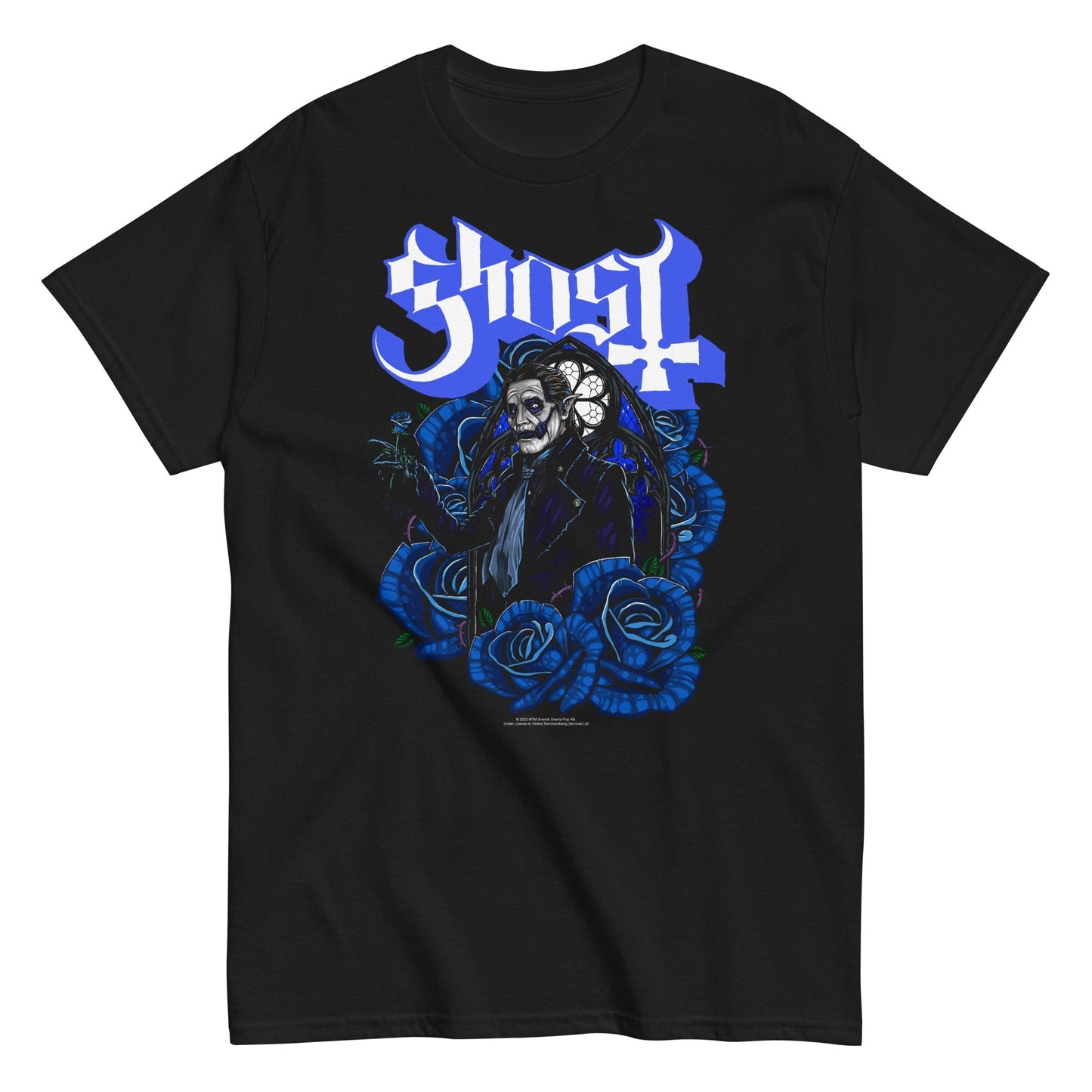 Ghost - Blue Roses T-Shirt Style001