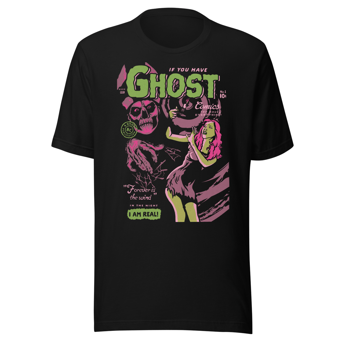 Ghost Comics Vintage T-Shirt Style001