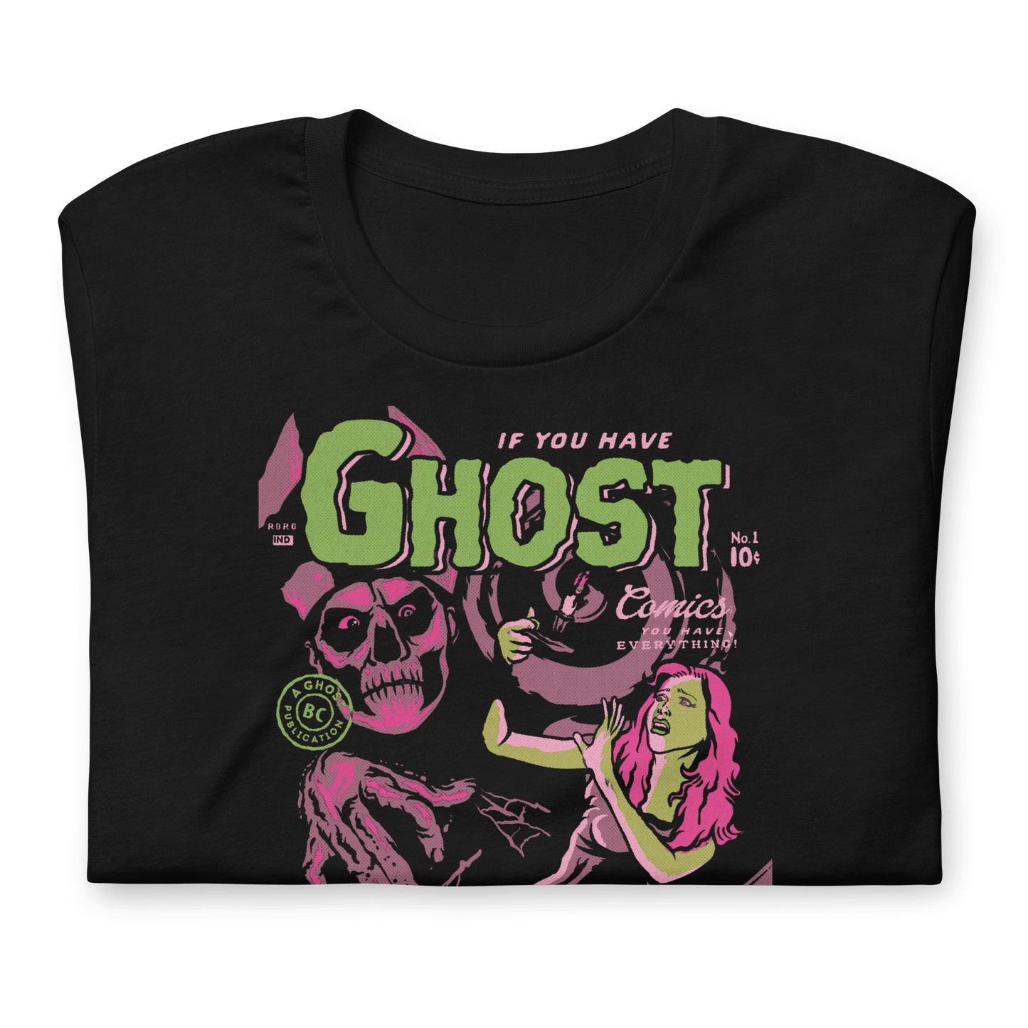 Ghost Comics Vintage T-Shirt Style001