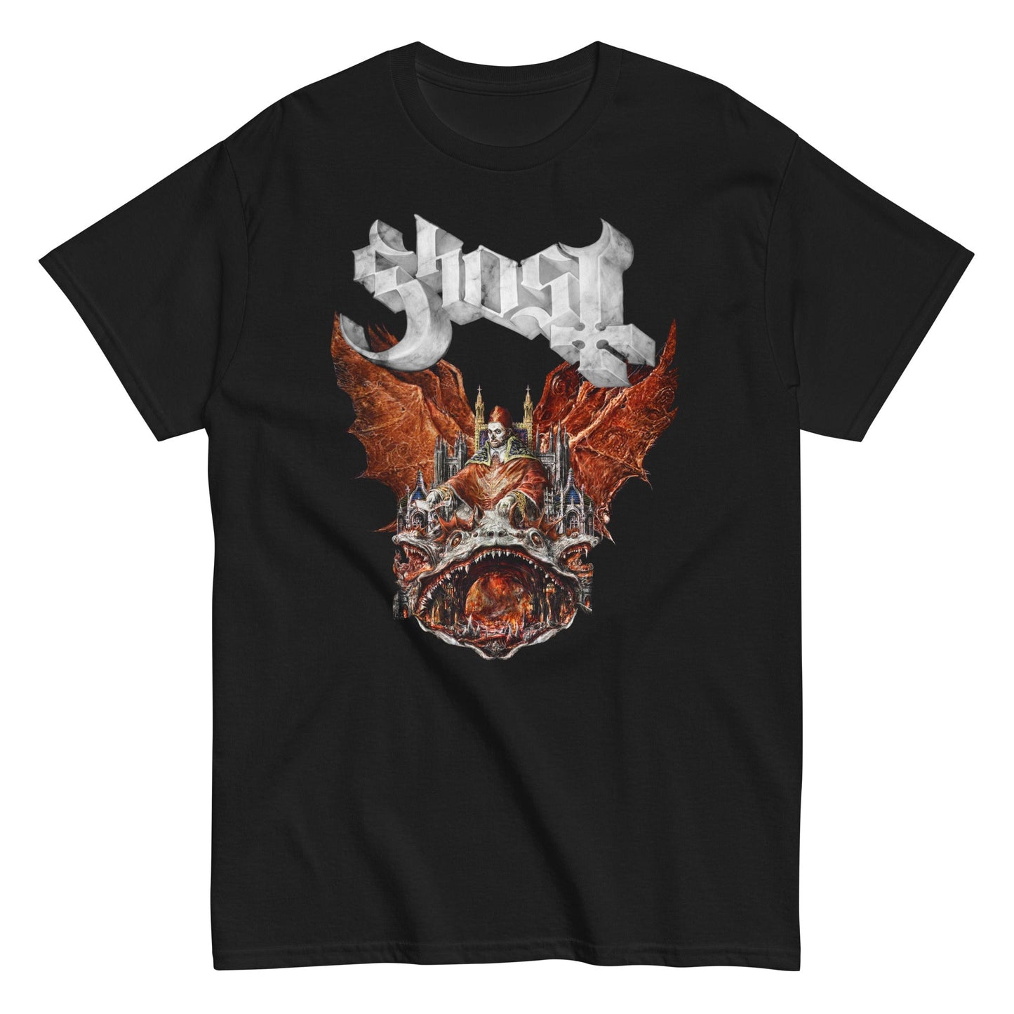 Ghost - Gilded Logo T-Shirt Style001