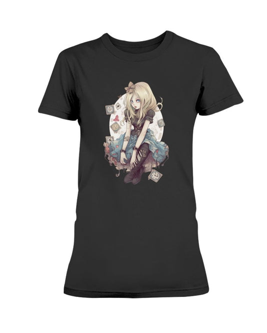 Gothic Inked Alice in Wonderland 2 Women's T-Shirt