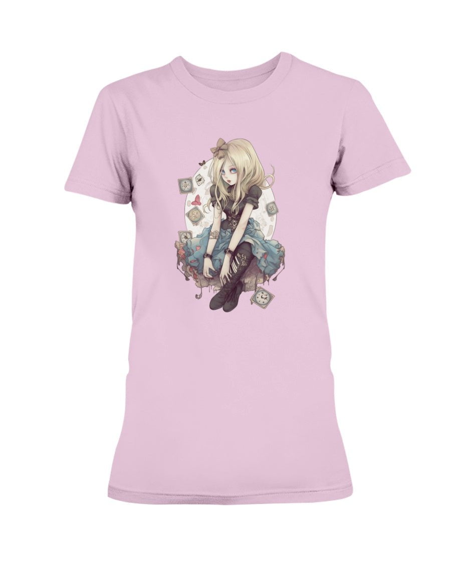 Gothic Inked Alice in Wonderland 2 Women's T-Shirt