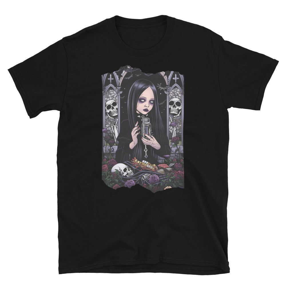 Gothic Nights in the Graveyard Short-Sleeve Unisex T-Shirt