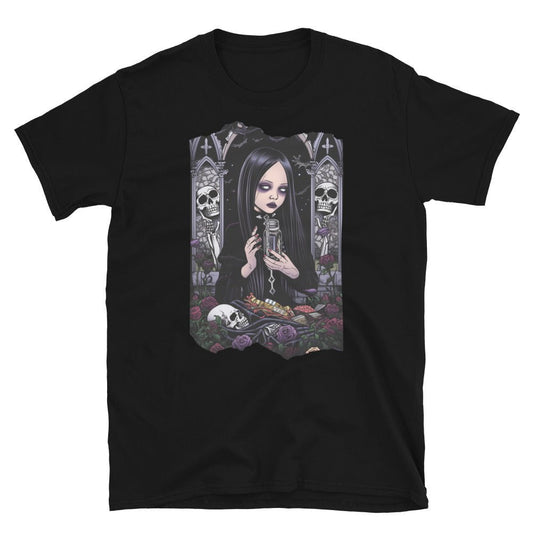 Gothic Nights in the Graveyard Short-Sleeve Unisex T-Shirt