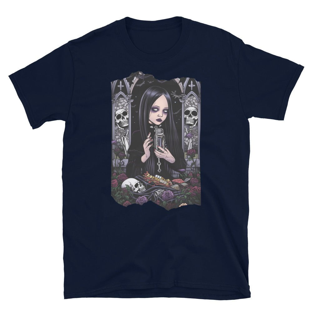 Gothic Nights in the Graveyard Short-Sleeve Unisex T-Shirt