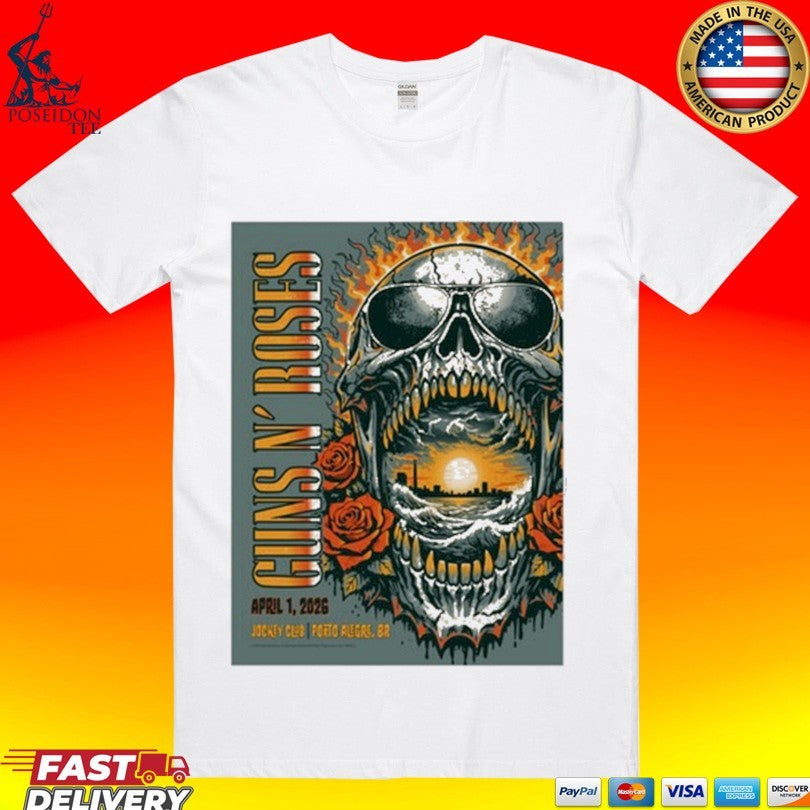 Guns N’ Roses 1.4.2026 Rs Jockey Club T-shirt