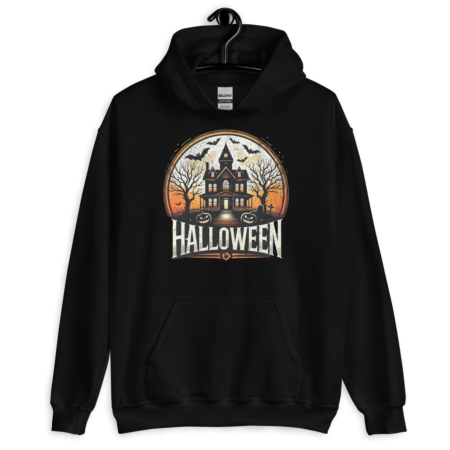 Halloween Haunted House Unisex Pullover Hoodie