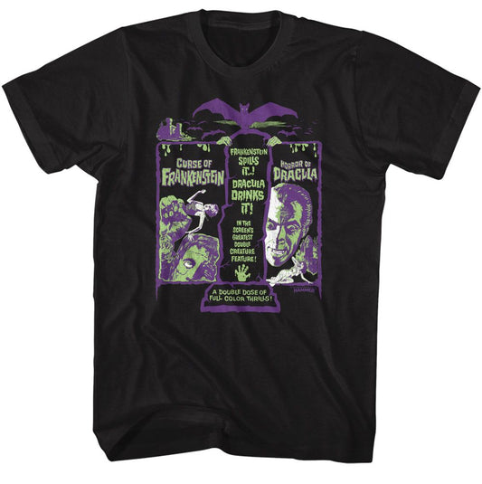 Hammer Horror - Franken Drac Recolor T-Shirt