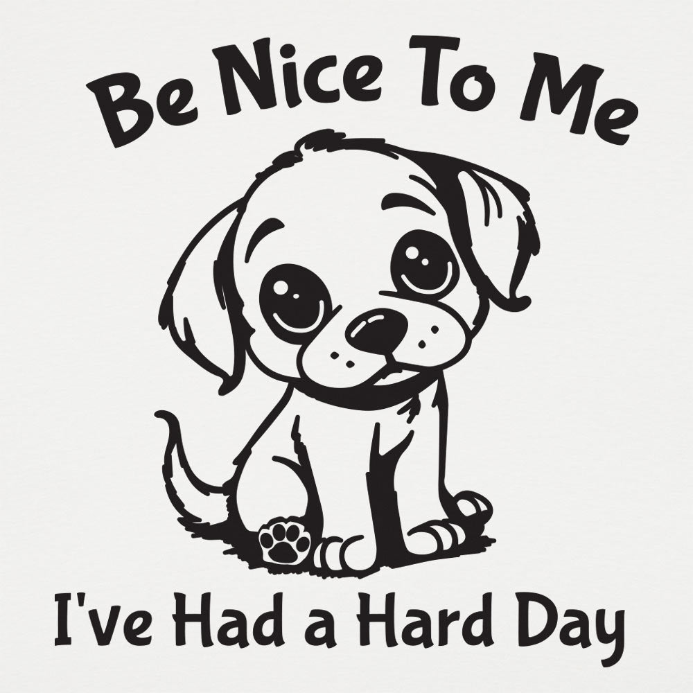 Hard Day Puppy Men's T-Shirt
