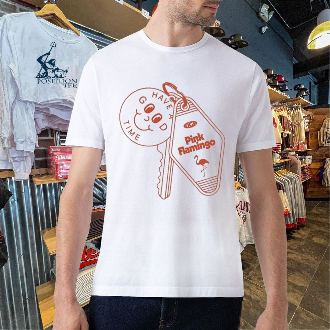 Have A Good Time Pink Flamingo T-shirt