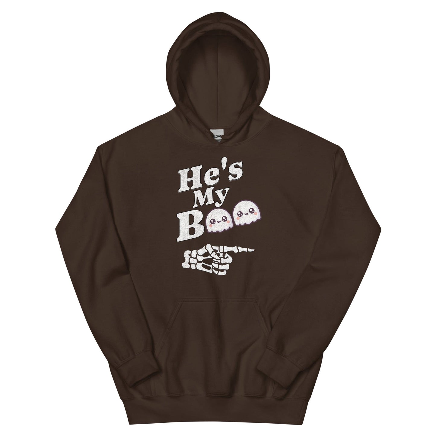 He's My Boo Halloween Unisex Pullover Hoodie