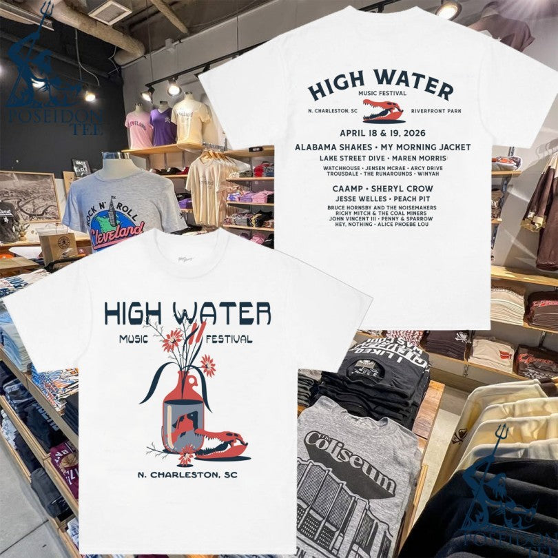 High Water Festival Women’s Flower Lineup T-shirt
