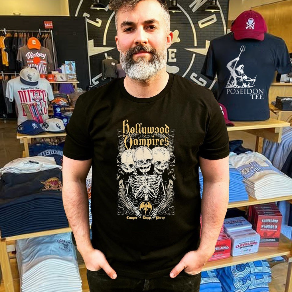 Hollywood Vampires Conjoined Skeleton T-shirt