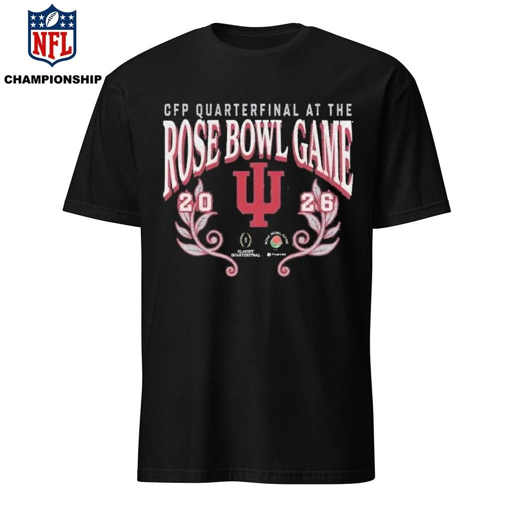 Hoosiers 2026 Rose Bowl Game Acid Wash Shirt