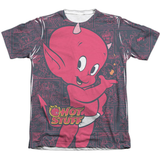 Hot Stuff Comic Panels T-Shirt