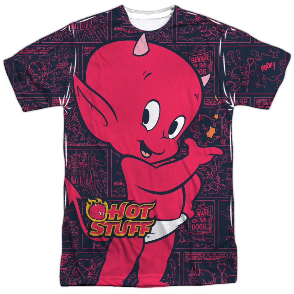 Hot Stuff Comic Panels T-Shirt