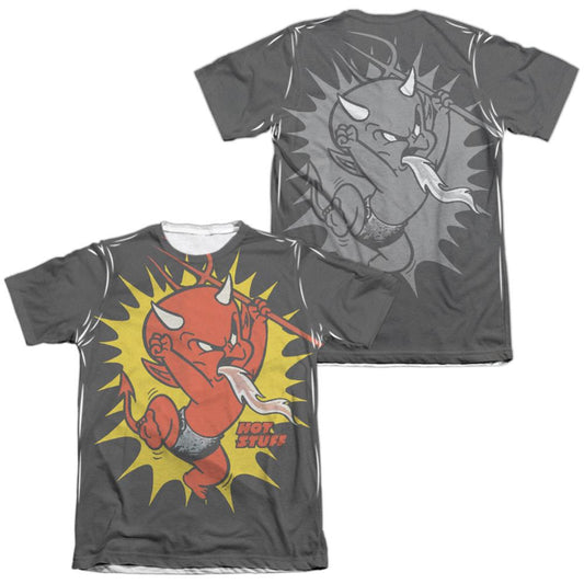 Hot Stuff Heated (Front/Back Print) T-Shirt